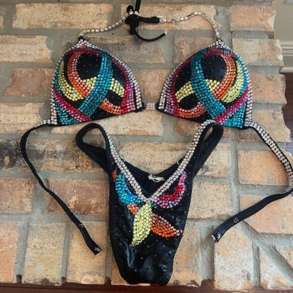 Figure Physique Bodybuilding Competition NPC Contest Posing Suit - Picture 4 of 9